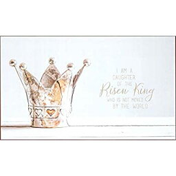 【中古】【輸入品・未使用】娘のThe Risen King Crown 14?x 8インチ木製吊り壁Plock Plaque