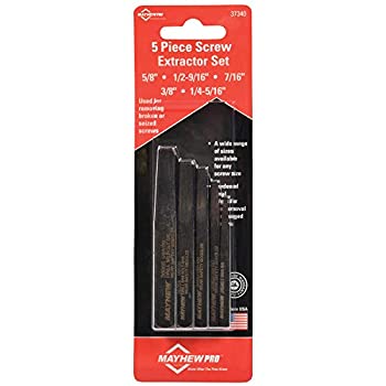 šۡ͢ʡ̤ѡMayhew Tools 37340 Screw Extractor Set%% Carded%% 5...