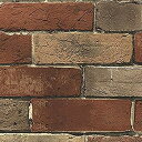 【中古】【輸入品・未使用】Wallpaper Faux Smooth Rust Tuscan Brick Wall%カンマ% Looks Real Up! by Cavalier Wall Liner