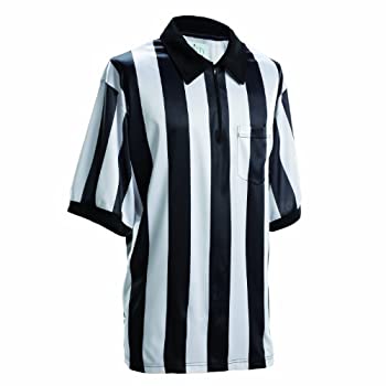 【中古】【輸入品・未使用】Adams USA Smitty fbs117?Football Officials 2インチストライプEliteニット半袖シャツ