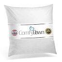 【中古】【輸入品・未使用】(20 x 20) - ComfyDown 95% Feather 5% Down Square Decorative Pillow ...