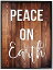 šۡ͢ʡ̤ѡThe Stupellۡꥳ쥯Peace on EarthƥĴTypography Framed Giclee Texturized 11 x 14 hwp-145_fr_11x14