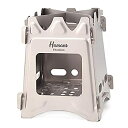 【中古】【輸入品・未使用】Hamans チタンウッドバーニングストーブ キャンプストーブ 折りたたみ式チタンポータブルバックパッキングストーブ アウトドア キャンプ ピクニ