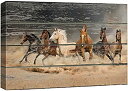 【中古】【輸入品・未使用】(キャンバスウォールアート) Canvas Wall Artジークレープリント ヴィンテージウッドスタイル ホームデコレーション 16...