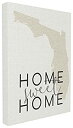 【中古】【輸入品・未使用】The Stupell Home Decorコレクション スイートホーム フロリダ タイポグラフィ ウォールプレート アート 16 x...