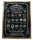 【中古】【輸入品・未使用】ランドリーガイド メタルサイン 13%ダブルクォーテ%x17%ダブルクォーテ% Framed