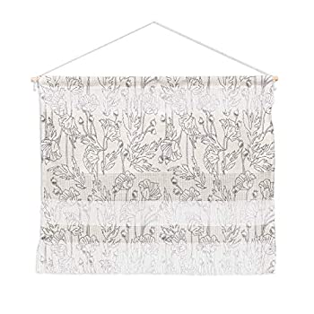 【中古】【輸入品・未使用】Deny Designs 69558-wahals Holli Zollinger ポピーグレーファイバー壁掛け、小さな風景、グレー