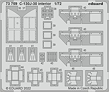 【中古】【輸入品・未使用】エデュアルド 1/72 ロッキード・マーティン C-130J-30 スーパーハーキュリーズ 内装エッチングパーツ (ズべズダ用) プラモデル用パーツ EDU73759