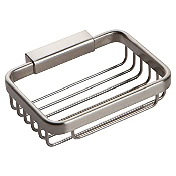 【中古】【輸入品・未使用】Ginger 550G/SN Hotelier 壁取り付けシャワーソープバスケット サテンニッケル