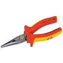 【中古】【輸入品・未使用】C. K Tools 431013 RedLine VDE Insulated Snipe Nose Pliers%カンマ% 7-1/4-Inch OAL by C.K. TOOLS