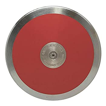Amber Athletic Gear Target High Spin Discus - Red%カンマ% 1.75 kg by Amber Athletic Gear