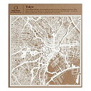 【中古】【輸入品・未使用】O3 Design Studio製 ペーパーカットマップ 東京 ホワイト 12x12インチ ペーパーアート(3)