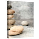 【中古】【輸入品・未使用】ArtWall %ダブルクォーテ%Still Life River Stones%ダブルクォーテ% ギャラリーラップキャンバスアートワ...