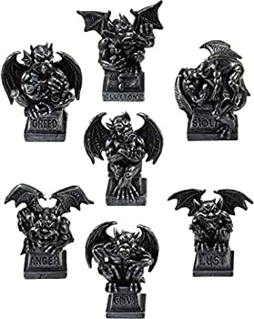 šۡ͢ʡ̤ѡResin Statues᥿Seven Deadly Sins Mini GargoyleʸStat...