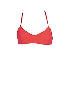 【中古】【輸入品・未使用】Arena Rule Breaker Live Bandeau Top MaxLife Bikini Top, Fluo Red-Yellow Star, X-Small