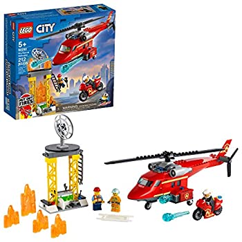 【中古】【輸入品・未使用】LEGO City Fire Rescue Helicopter 60281 Building Kit; Firefighter Toy a..