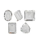 【中古】【輸入品・未使用】ブラジル500?ct。/ 6?pcs MixカットセンセーショナルホワイトトパーズLoose宝石ロット(3)
