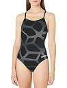 【中古】【輸入品・未使用】ARENA Spider Light Drop Back MaxLife One Piece Swimsuit, Black - Black, 22