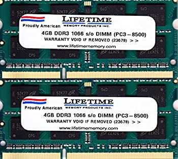 【中古】【輸入品 未使用】8 GB ( 2 x 4gb )メモリRam for APPLE MACBOOK Core 2 Duo 2.26 13 ( Uni / Late 2009 ) by CMS a35