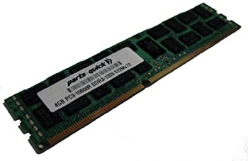 parts-quick HP STORAGEWORKS X3800 DDR3 1333 PC3-10600 ECC登録されたサーバーDIMM用4GBメモリアップグレード
