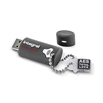 【中古】【輸入品・未使用】Integral 32GB 暗号ドライブ FIPS 197 暗号化 USB3.0 フラッシュドライブ (AES 256-bit ハードウェア暗号化)
