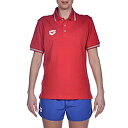 yÁzyAiEgpzArena 1D345 Men's Team Line Short Sleeve Polo, Red - XS