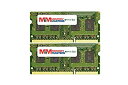 【中古】【輸入品 未使用】MemoryMasters 4GB (2x2GB) DDR3-1600MHz PC3-12800 2Rx8 SODIMM ノートパソコン メモリー