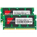 【中古】【輸入品・未使用】KUESUNY 16GB キット (8GBX2) DDR3L-1600 Sodimm RAM PC3L-12800/PC3L-12800s メモリー 204ピン 1.35V/1.5V CL11 ノンECCアンバッファード 2RX8(2)