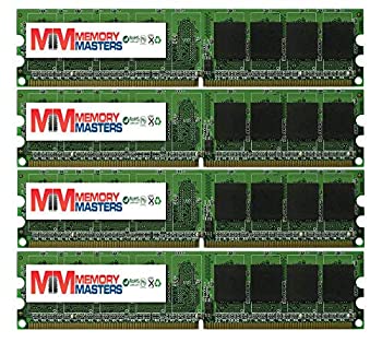 【中古】【輸入品 未使用】MemoryMasters 4GB 4X 1GB Dell 互換寸法 9100 9150 E510 E310 メモリー