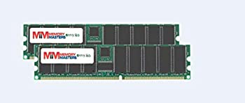 【中古】【輸入品 未使用】MemoryMasters 2GB (2 X 1GB) DDR DIMM (184 PIN) 400Mhz DDR400 PC3200 チップ付きデスクトップメモリ CL 3.0
