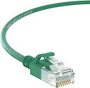 【中古】【輸入品・未使用】InstallerParts イーサネットケーブル CAT6A スリムケーブル UTP ブーテッド 20フィート (5パック) グリーン プロフェッショナルシリーズ 10ギガ
