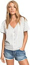 【中古】【輸入品・未使用】Roxy Junior's Million Dreams Woven Top, Mood Indigo Bicostripes, L