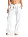 【中古】【輸入品・未使用】(Medium, Sea Salt) - Roxy Women's Oceanside Pants J Ndpt