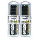 【中古】【輸入品・未使用】2GB キット (2 x 1GB) HP Compaq Pavilion 1-9 シリーズ 522a 522n 523a 523n 524w 525w 530k 530n 530t 532n 532w 533a 533c 533w 534a 540n用(2)