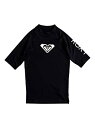 【中古】【輸入品・未使用】Roxy ガールズ Whole Hearted 半袖ラッシュガード, 無煙炭2020, 16/XX-Large