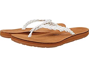 【中古】【輸入品・未使用】Roxy Lorraine Braid Womens Sandal WHT-White 7