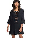 【中古】【輸入品・未使用】Roxy Goldy Soul Long Sleeve Cover-Up Dress True Black XS