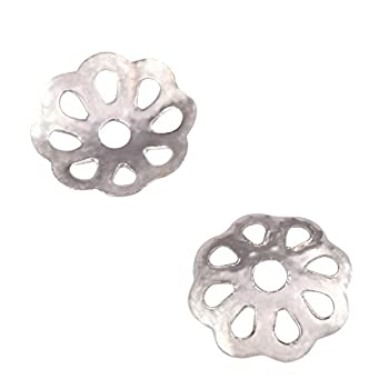 【中古】【輸入品・未使用】400個 プリティー フラワー フィリグリー 8mm (0.31インチ) ビーズキャップ スターリングシルバー メッキ 真鍮 ジュエリー クラフト 製作用品 CF 【中古】【輸入品・未使用】400個 プリティー フラワー フィリグリー 8mm (0.31インチ) ビーズキャップ スターリングシルバー メッキ 真鍮 ジュエリー クラフト 製作用品 CF