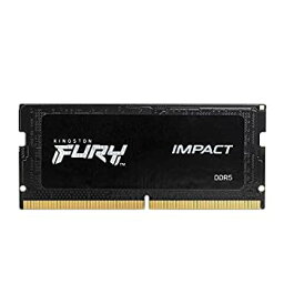 【中古】【輸入品・未使用】キングストンテクノロジー Kingston FURY ノートPC用メモリ DDR5 4800MT/秒 8GB×1枚 Kingston FURY Impact インパクトCL38 1.1V SODIMM KF548S3