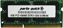 【中古】【輸入品・未使用】Parts-Quick りんごimac 21.5インチ用4Gbメモリ(半ば2011)コアi5 / I7ddr3 Pc3-10600 1333 Sodimmラム(部品-迅速ブランド)(2)