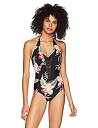 【中古】【輸入品・未使用】Roxy レディース Sea Lovers ワンピース水着, 無煙炭 キャスタウェイ フローラル, X-Small
