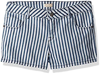 【中古】【輸入品・未使用】Roxy Girls' Big Light Hearted Denim Shorts, Medium Blue LA Mini Vague STRI, 14 【中古】【輸入品・未使用】Roxy Girls' Big Light Hearted Denim Shorts, Medium Blue LA Mini Vague STRI, 14
