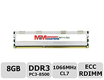 【中古】【輸入品・未使用】MemoryMasters 8GB DDR3 1066MHz PC3-8500 レジスタード ECC 1.5V CL7 4Rx8..
