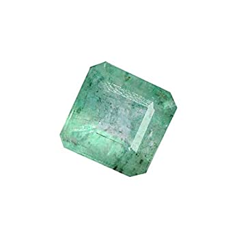 【中古】【輸入品・未使用】gemhub AAA++ グリーンエメラルド 5.70 Ct スクエアカット 天然ルース宝石ギフト 誰かDX-687用