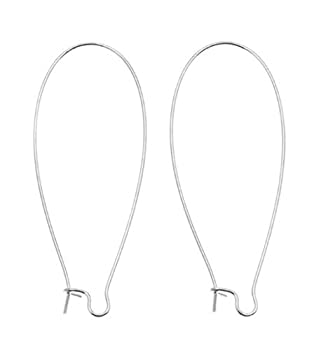 【中古】【輸入品・未使用】スターリングシルバー Earwie イヤリングフック ドロップイヤーワイヤーコ..