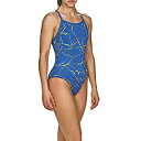 【中古】【輸入品・未使用】Arena Water Light Drop Back MaxLife One Piece Swimsuit, Royal - Yellow, 26