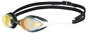 【中古】【輸入品・未使用】Arena Cobra Swim Goggles for Men and Women, Yellow Copper/White, Sw...