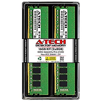 【中古】【輸入品・未使用】A-Tech 16GB (2x8GB) DDR4 2666MHz DIMM PC4-21300 UDIMM 非ECC 1.2V CL19 288ピン デスクトップコンピューター RAMメモリアップグレードキット【メーカー名】A-Tech Components メモリ 【メーカー型番】AT8G2D4D2666NA0N12V【ブランド名】A-Tech Components【商品説明】A-Tech 16GB (2x8GB) DDR4 2666MHz DIMM PC4-21300 UDIMM 非ECC 1.2V CL19 288ピン デスクトップコンピューター RAMメモリアップグレードキット当店では初期不良に限り、商品到着から7日間は返品を 受付けております。こちらは海外販売用に買取り致しました未使用品です。買取り致しました為、中古扱いとしております。他モールとの併売品の為、完売の際はご連絡致しますのでご了承下さい。速やかにご返金させて頂きます。ご注文からお届けまで1、ご注文⇒ご注文は24時間受け付けております。2、注文確認⇒ご注文後、当店から注文確認メールを送信します。3、配送⇒当店海外倉庫から取り寄せの場合は10〜30日程度でのお届けとなります。国内到着後、発送の際に通知にてご連絡致します。国内倉庫からの場合は3〜7日でのお届けとなります。　※離島、北海道、九州、沖縄は遅れる場合がございます。予めご了承下さい。お電話でのお問合せは少人数で運営の為受け付けておりませんので、メールにてお問合せお願い致します。営業時間　月〜金　10:00〜17:00お客様都合によるご注文後のキャンセル・返品はお受けしておりませんのでご了承下さい。