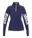 【中古】【輸入品・未使用】Roxy Young レディース Sayna ハーフジップ, メディエヴァル ブルー (Bte0), Medium
