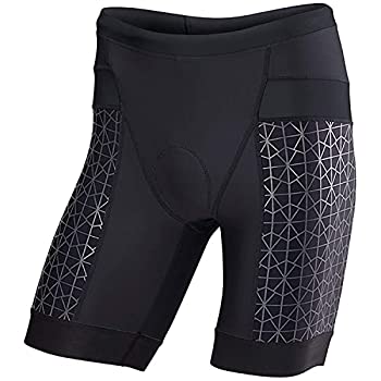 【中古】【輸入品・未使用】(X-Large, Black/Black) - TYR Men's 23cm Competitor Tri Short